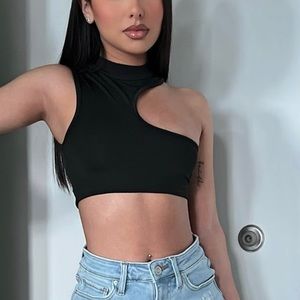 Asymmetric Black Top